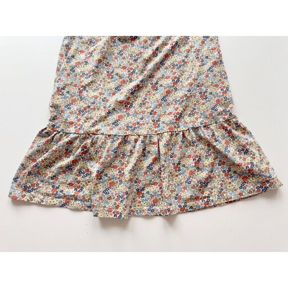 Girls' ARKET Floral Cotton Jersey Relaxed A-Line Tent Dress, Size 6-8Y - Picture 4 of 11